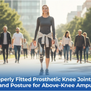 How a Properly Fitted Prosthetic Knee Joint Improves Gait and Posture for Above-Knee Amputees